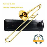 Eastrock Bb Tenor Slide Trombone Brass Para Estudiante, Trom