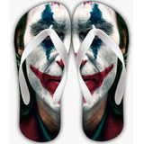 Chinelo Sandália Coringa Joker Personalizado Palhaço Vilão