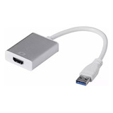 Conversor Usb Para Hdmi Cabo Adaptador 1080p Multi Telas