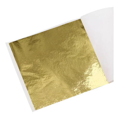 100 Pzs Laminas Oro Comestible 9cm Para Postres Bebidas Uñas | Meses sin interés