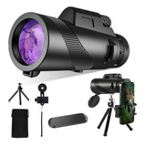 Telescopio Monocular Hd 80x100 Para Adultos Con Adaptador Mó