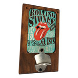 Destapador Abridor De Pared Rolling Stone Rock Clasicos