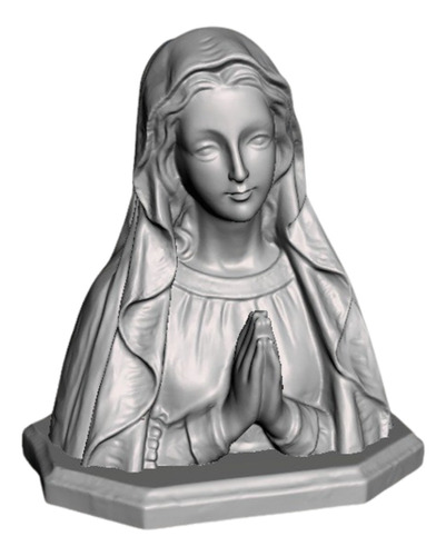 Arquivo Stl Nossa Senhora De Lourdes Alto Relevo 3d #371