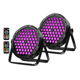 Oppsk 60 Luces Led Par De 2 Unidades  90 W Rgb Luces Par De