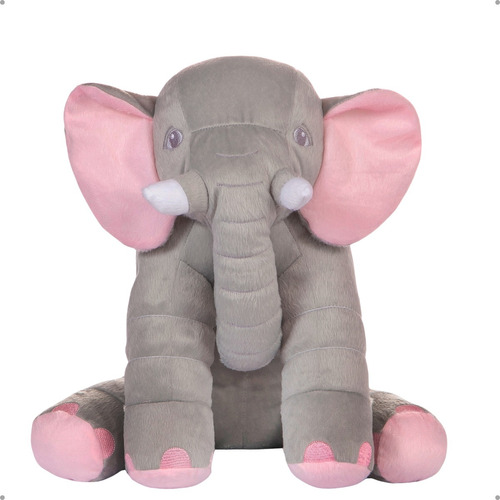 Almofada Travesseiro Elefante Bebê Pelúcia Varias Cores 60cm