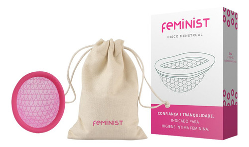 Disco Menstrual Hipoalergico Feminist Modelo A Ou B Tamanho 50ml