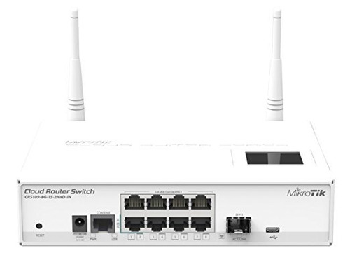 Nube Switch Router Mikrotik Crs109-8g-1s-2hnd-in