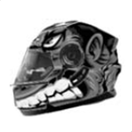 Casco Abatible Dot Ir-190 King Beast Led Bi-color Gris Xl