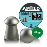 Balines Apolo Domed 6.35 25 Gr Aire Comprimido 3 Latas X200u