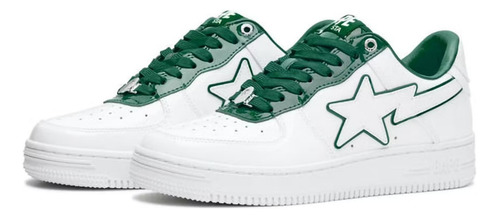 Sneakers A Bathing Ape Bape Sta Low White Green