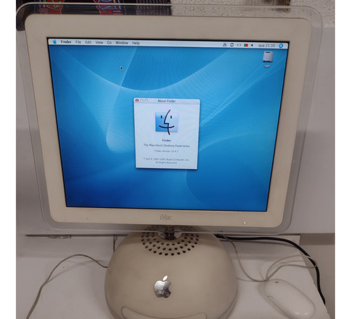 Computador Antigo Apple iMac Abajur