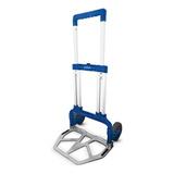 Carreta Plegable 125 Kg Azul/inox Robust (ruedas Altas)