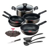 Batería De Cocina 11 Piezas Xl Force Tefal C3849182