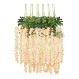 Pack De 12 Colgantes De Flores Artificiales Guirnaldas 110cm