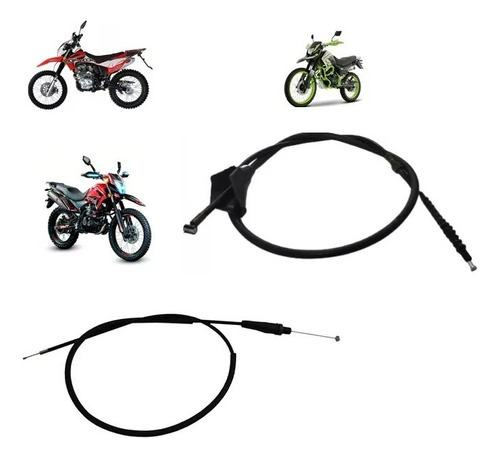 Chicote Clutch Y Chicote Acelerador Crossmax 250 Y Dm200 