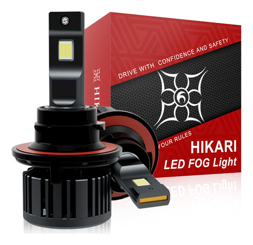 Hikari 2023 20000lm H13 9008 Bombillas Led De Doble Haz, Luz