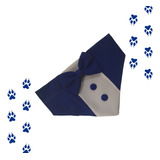 Bandana Smoking Azul Mascotas | Año Nuevo Accesorio Collar