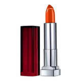 2 Labiales Maybelline Color Sensational 880 Electric Orange