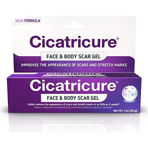 Cicatricure Cara Y Cuerpo Gel De Cicatriz, 1 Onza.