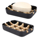 Fufengz Bamboo Wooden Soap Dishes For Bathroom Bar Soap H Aa