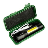 Mini Linterna Recargable Usb Wcd-511 De Alta Potencia