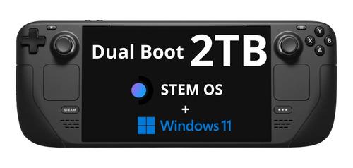 Console Valve Steam Deck 2tb Standard + Dualboot Com Windows