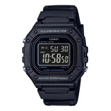 Reloj Casio Digital W-218h-1b Unisex - Taggershop