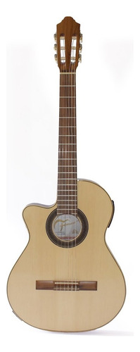 Guitarra Electro Criolla Fonseca 41 Kec Media Caja P/ Zurdo