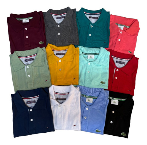 4 Playeras Tipo Polo Caballero Manga Corta Talla 2xl 3xl