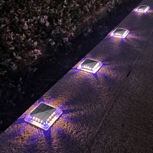 Luces Solares Led Para Cubierta Paquete De 4 30lm Energía So