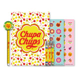 Set Perfumado Con Cuaderno Chupa Chups Color Multicolor