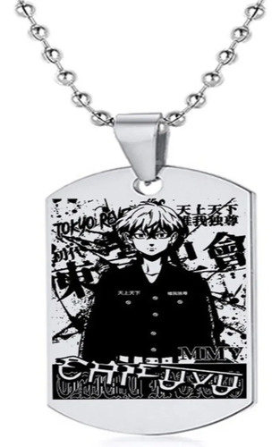Collar Placa Tokyo Revengers Manji Mikey Draken Baji Mitsuya