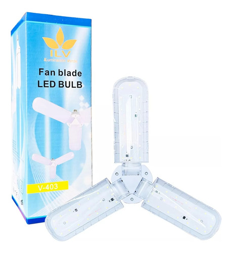 Foco Led Ajustable 3 Aspas Tipo Ventilador 45w 