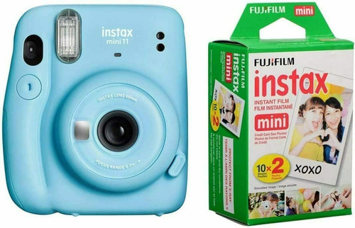 Cámara De Película Instantánea Fujifilm Instax Mini 11, Azul