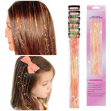 Benehair Juego De 6 Piezas De Oropel Con Clip, Extensiones .