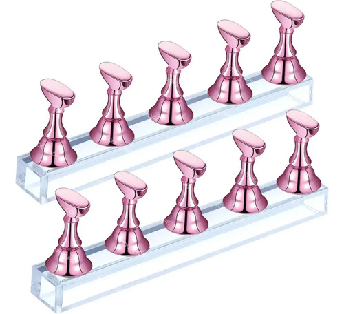 Muestrario Uñas Dedo Practica Soporte De Uñas Magnético 2kit | Meses sin interés