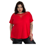 Blusa Muy Juvenil Escote V Talles Grandes Y Especiales