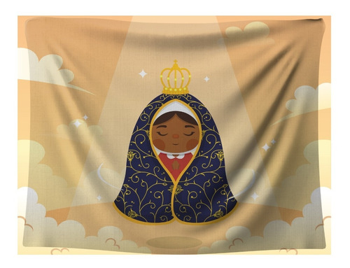 Tapeçaria Parede Quadro Nossa Senhora Aparecida Religião Paz