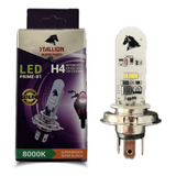 Lampada Moto H4 Super Led Efeito Xenon 8000k Stallion