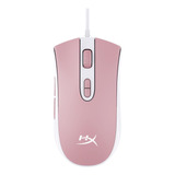 Mouse Para Juegos Rgb Rosa/blanco Hyperx Con Sensor Pixart 