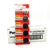 100 Pilas Cr2032 Panasonic Original 3v Litio Larga Caducidad