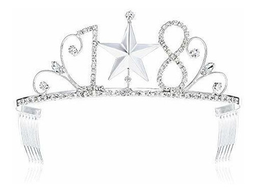 Yzhstone Corona Tiaras Para Mujer 18 Cumpleaños Reina Tiara