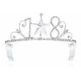 Yzhstone Corona Tiaras Para Mujer 18 Cumpleaños Reina Tiara