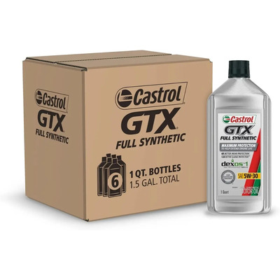 Aceite para motor Castrol sintético 5W-30 para carros pickups & suv 1 pack de 6 unidades | Envío gratis