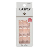 Kiss  Impress Unhas Autocolantes Gel  Rock It Curto