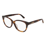 Gucci Gg0211oa 002 Round Eye Cat Carey Dorado