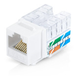 Modulo Rj45 Cat6/5e Blanco -  Pack 10 - Ethernet 