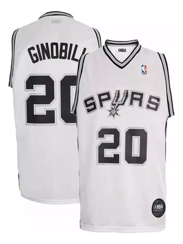 Camiseta Basquet Nba San Antonio Spurs Manu Ginobili