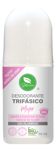 Desodorante Trifásico Orgánico Botánia 50 Ml.