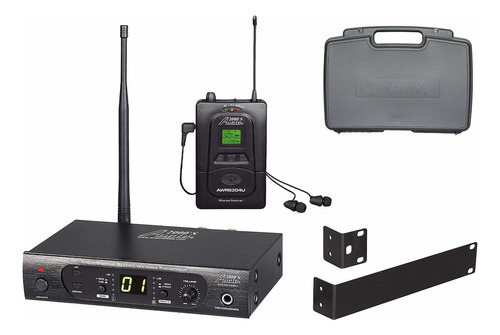 Audio2000's Awm6308u Uhf 100 Sistema De Monitor Inalámbri